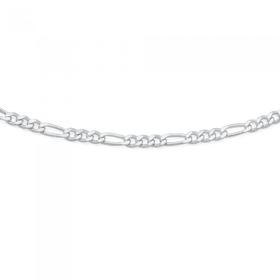 Silver-45cm-31-Figaro-Chain on sale