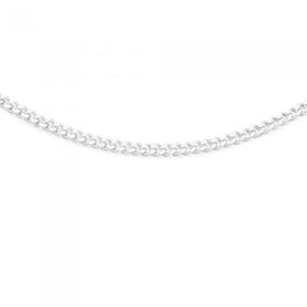 Silver-40cm-Flat-Curb-Chain on sale