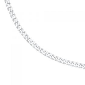 Silver+60cm+Curb+Chain