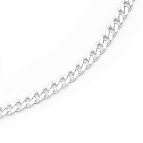 Italian-Sterling-Silver-Bevelled-50cm-Solid-Dia-Cut-Curb-Chain on sale