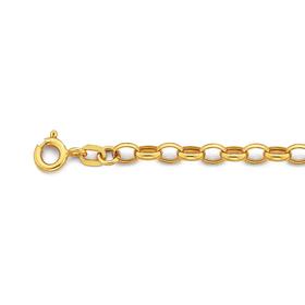 9ct-19cm-Belcher-Bracelet on sale