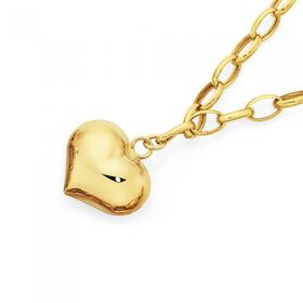 9ct-Gold-185cm-Hollow-Belcher-Bracelet on sale