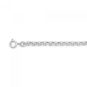 Silver-19cm-Belcher-Bracelet on sale