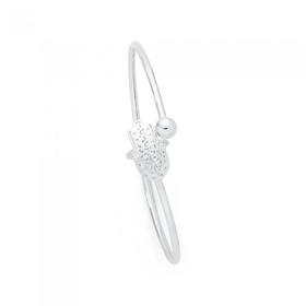 Silver-Hamsa-Bangle on sale