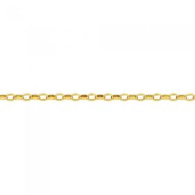 9ct-Gold-27cm-Solid-Oval-Belcher-Anklet on sale