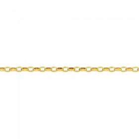 9ct-Gold-27cm-Oval-Belcher-Anklet on sale