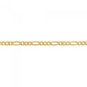 9ct-Gold-25cm-Figaro-31-Anklet on sale