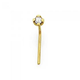 9ct-Gold-Diamond-Claw-set-Nose-Stud on sale