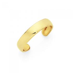 9ct+Gold+Plain+Toe+Ring