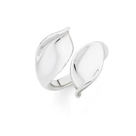 Silver-Double-Tulip-Ring on sale
