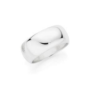 Silver-Wide-Band-Ring on sale
