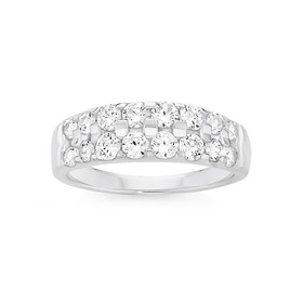 Silver-Fancy-CZ-Dress-Ring on sale