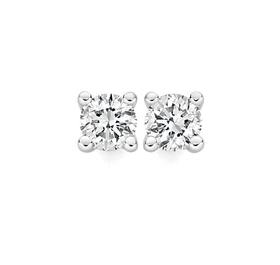 9ct-Yellow-Gold-Diamond-Stud-Earrings on sale