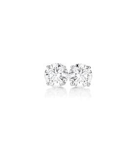 9ct-White-Gold-Diamond-Stud-Earrings on sale