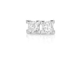 9ct-White-Gold-Diamond-Studs on sale