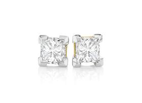 9ct+Gold+Diamond+Studs