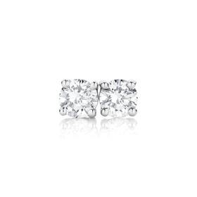 9ct-White-Gold-Diamond-Studs on sale