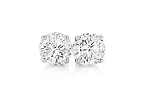 18ct-Gold-Gold-Diamond-Studs on sale