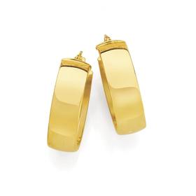 9ct-Gold-Hoop-Earrings on sale