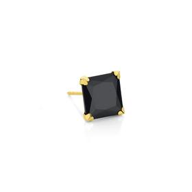 9ct+Gold+Black+CZ+Single+Stud