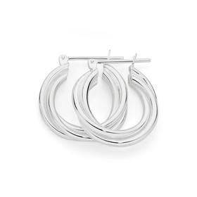 Silver+Hoop+Earrings