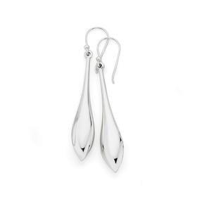 Silver-Spear-Head-Drop-Hook-Earrings on sale