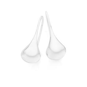 Sterling-Silver-Bomber-Drop-Hook-Earrings on sale