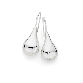 Silver-Bomber-Hook-Earrings on sale