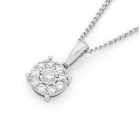 9ct-White-Gold-Pendant on sale