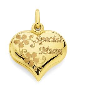 9ct+Gold+Special+Mum+Heart+Pendant