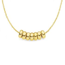 9ct-Gold-45cm-7-Lucky-Rings-Singapore-Necklet on sale