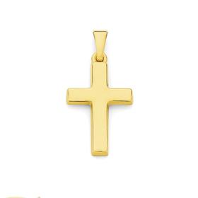 9ct+Gold+Cross+Pendant