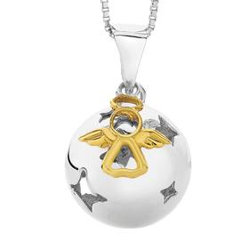 Silver+%26amp%3B+Gold+Plated+Sphere+Of+Life+Angel+Pendant