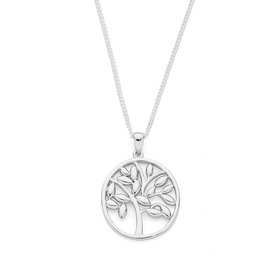 Silver+Tree+Of+Life+Pendant