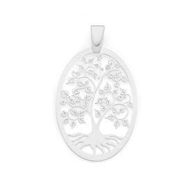 Silver-Tree-of-Life-Pendant on sale