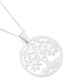 Silver-Tree-Of-Life-Pendant on sale