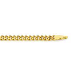 9ct+Gold+45cm+Solid+Curb+Chain