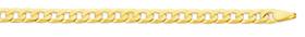 9ct-Gold-50cm-Solid-Bevelled-Curb-Chain on sale