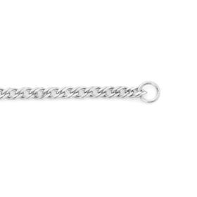 9ct-White-Gold-45cm-Solid-Double-Curb-Chain on sale