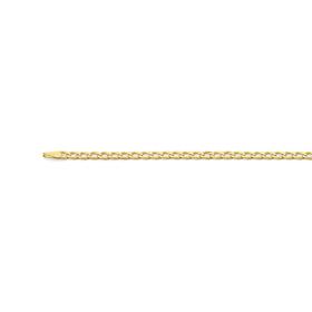 9ct-Gold-45cm-Solid-Curb-Chain on sale