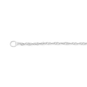 9ct-White-Gold-45cm-Solid-Singapore-Chain on sale