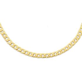 9ct-Gold-60cm-Solid-Curb-Chain on sale