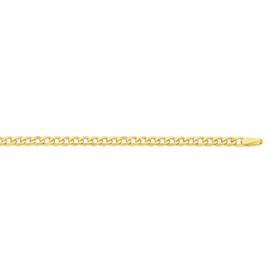 9ct+Gold+45cm+Solid+Curb+Chain