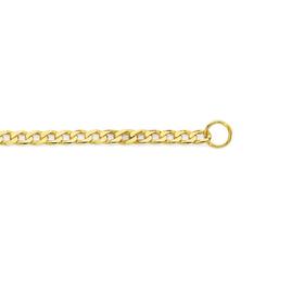 9ct+Gold+50cm+Solid+Oval+Curb+Chain