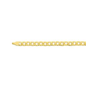 9ct-Gold-50cm-Solid-Curb-Chain on sale