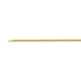 9ct+Gold+50cm+Rope+Chain