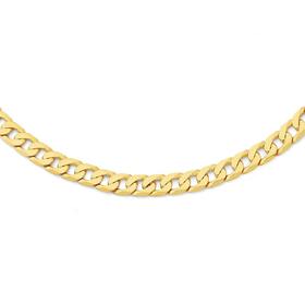 9ct+Gold+60cm+Solid+Curb+Men%26%23039%3Bs+Chain