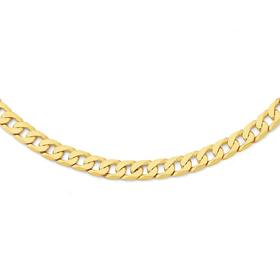9ct-Gold-60cm-Solid-Curb-Gents-Chain on sale