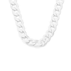 Silver+50cm+Solid+Flat+Chain