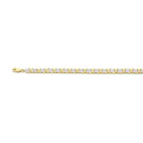 9ct-Gold-Diamond-XOXO-Bracelet on sale